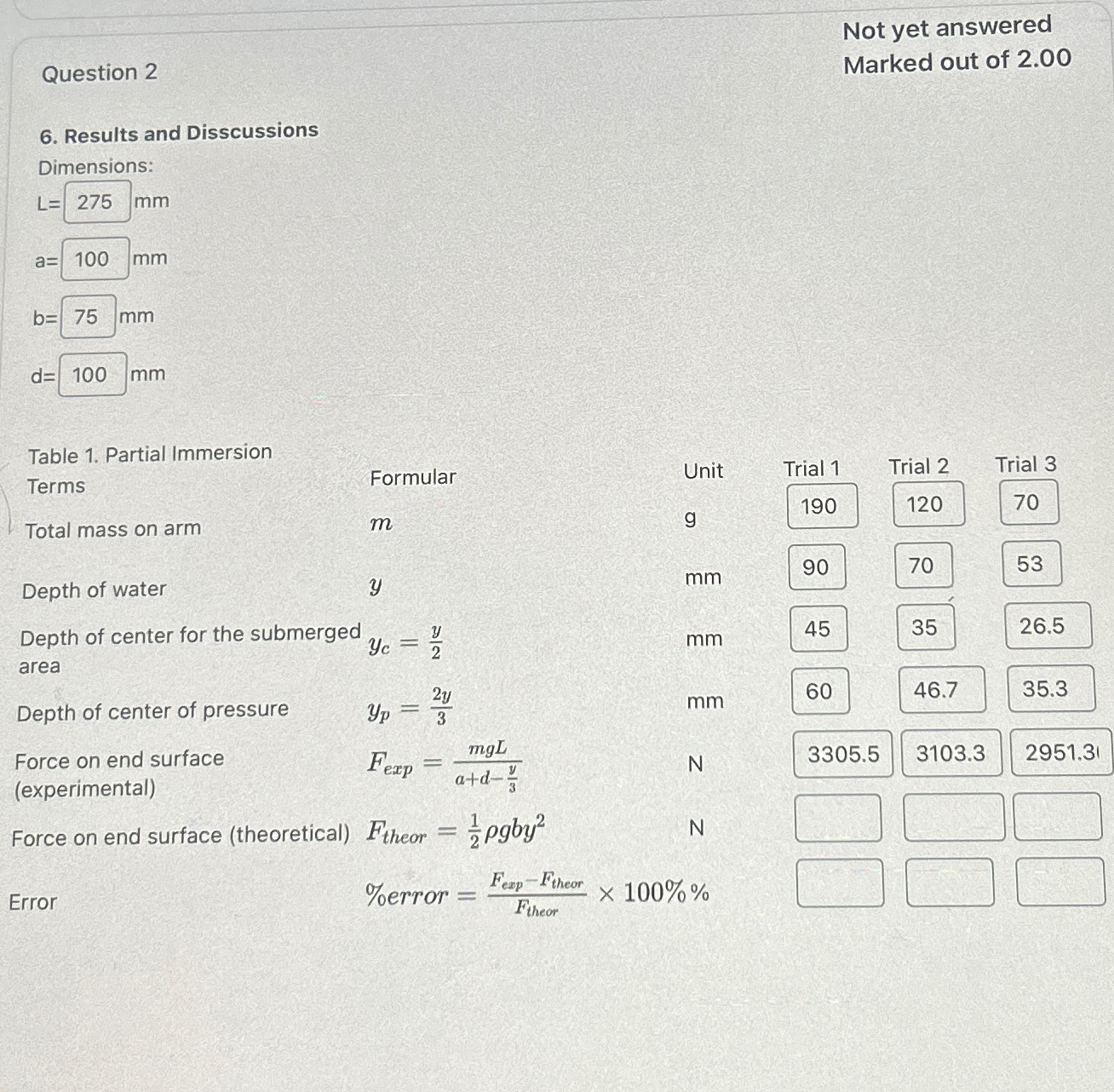 Please check the last three columns I think Im
