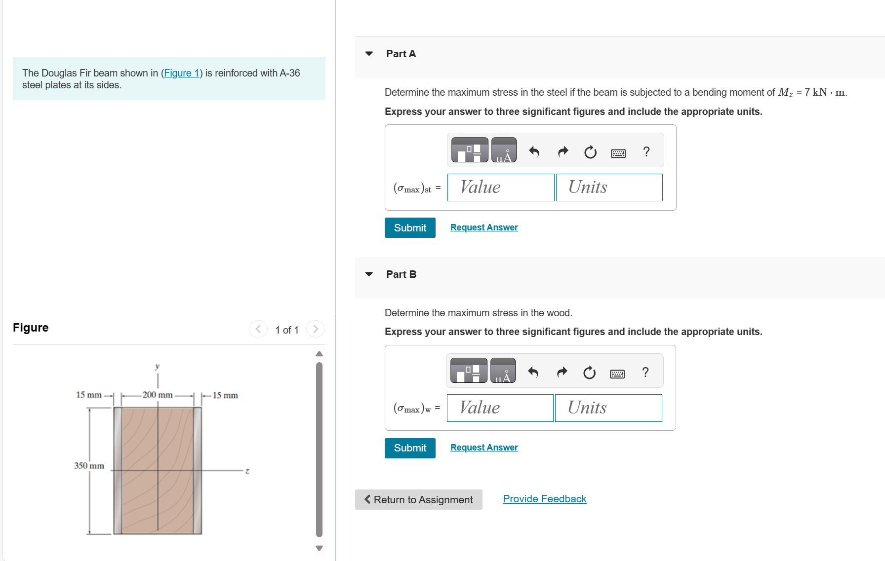 The Douglas Fir beam shown in ( Figure 1 ) is