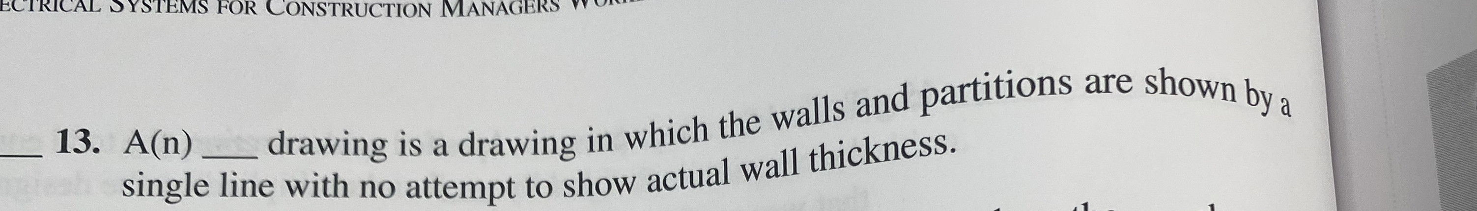 A ( n ) drawing is a drawing in which the walls