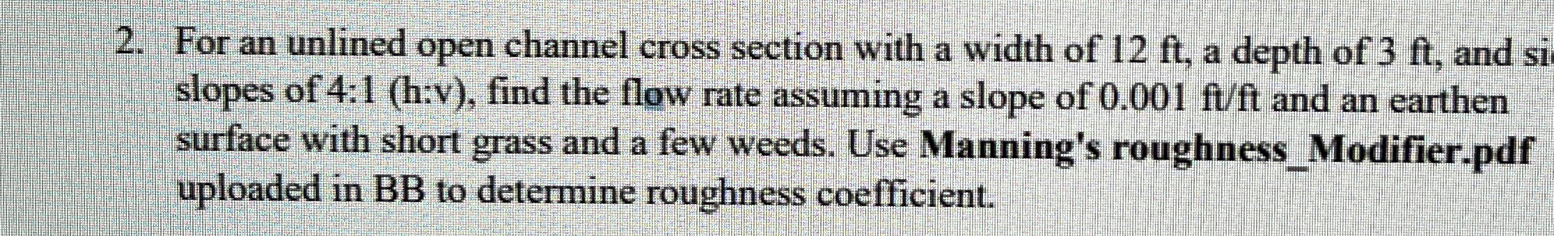 A coarse gravel channel bed has slightly eroded