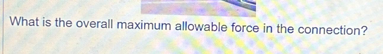 The bridge shown in the figure features a unique