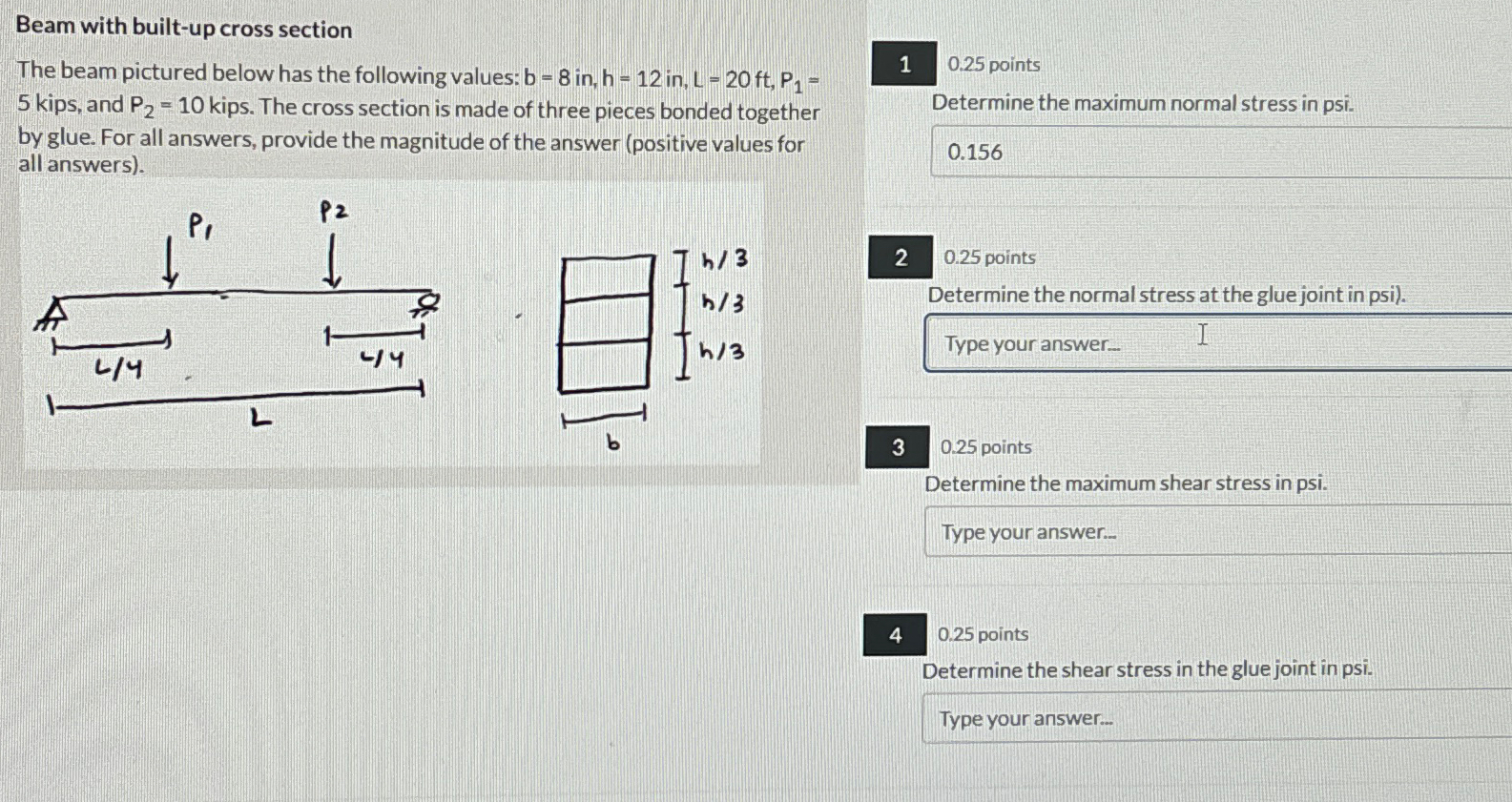 PBeam with built - up cross section The beam