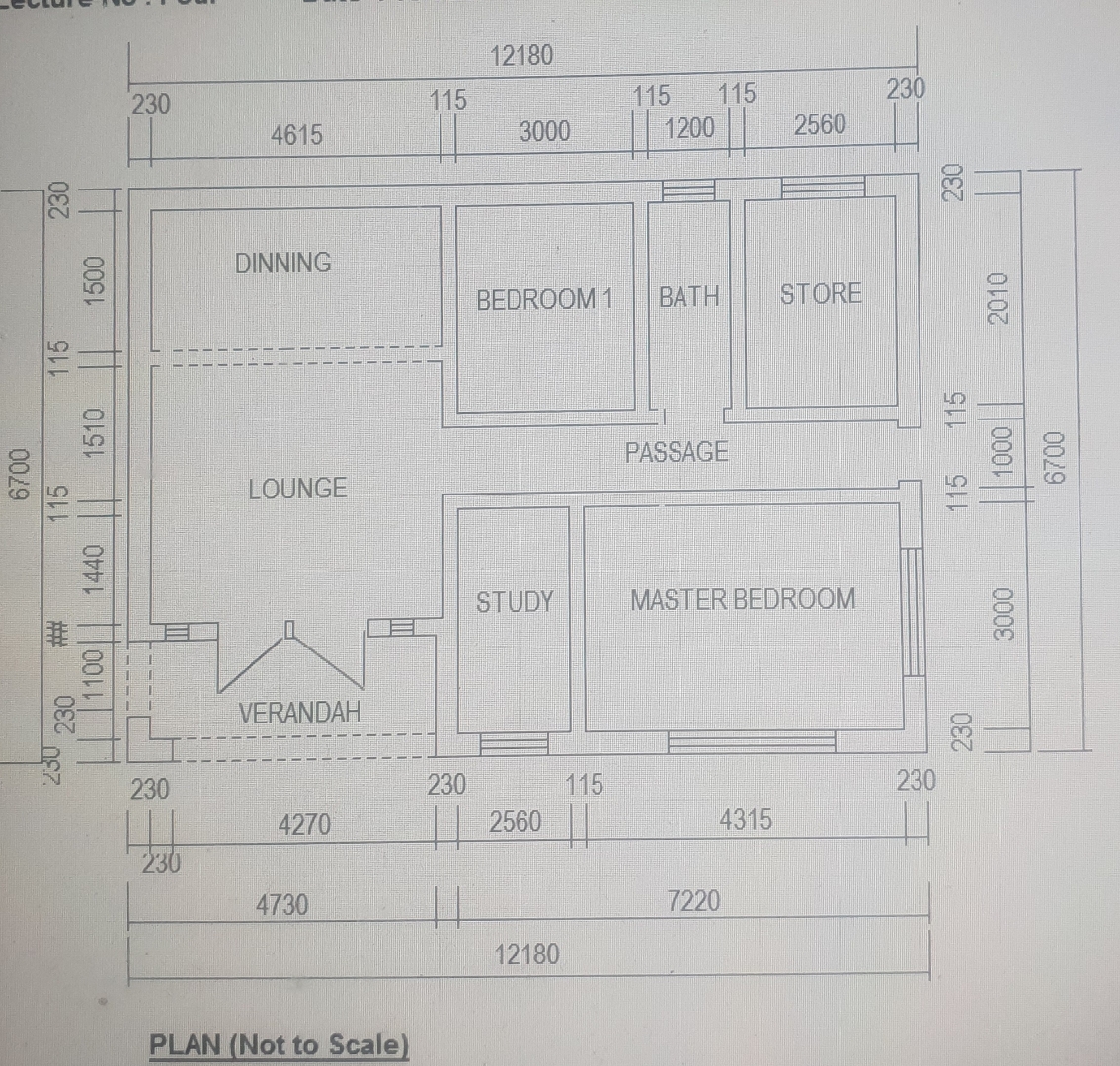 PLAN ( Not to Scale ) Can you do the substructure