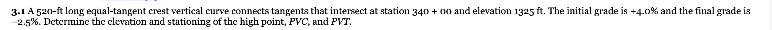 3 . 1 A 5 2 0 - f t long equal - tangent crest