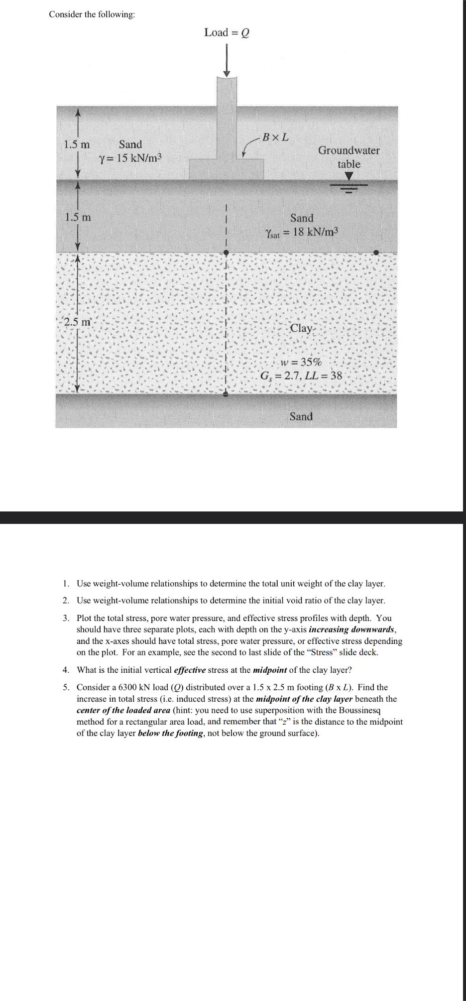 Use weight - volume relationships to determine