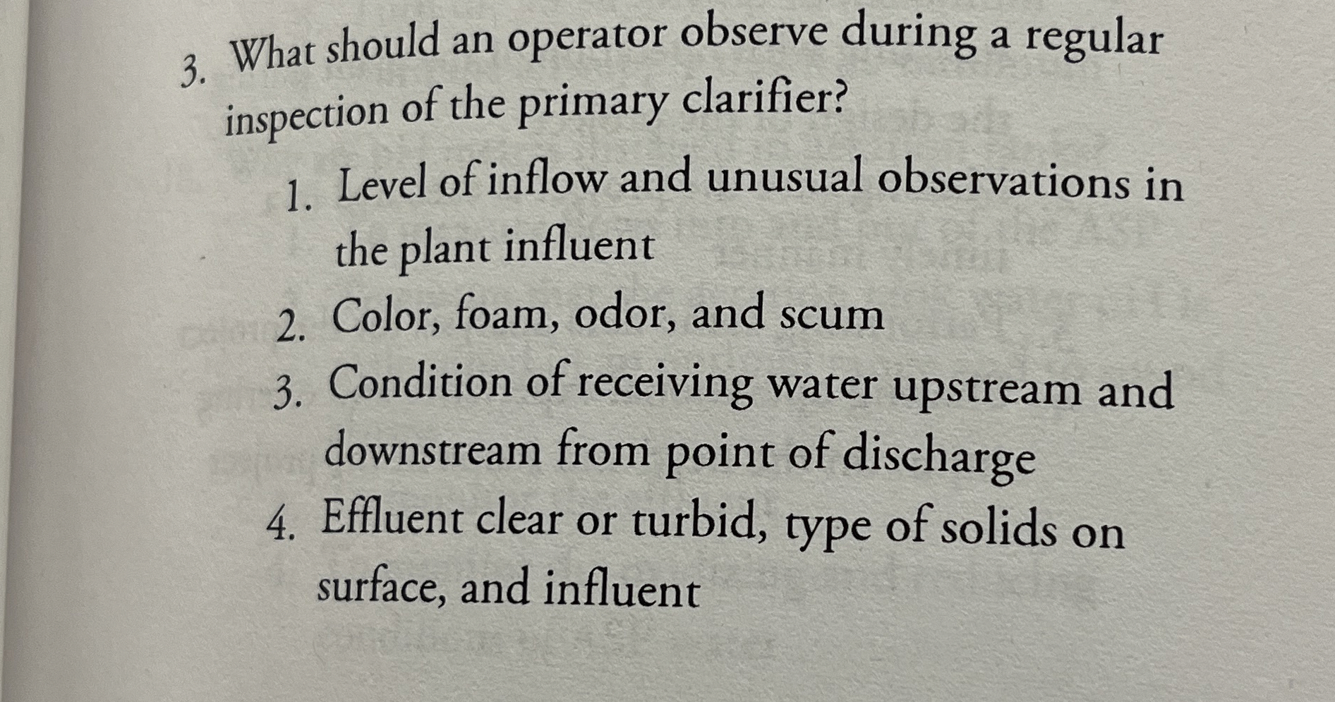 What should an operator observe during a regular