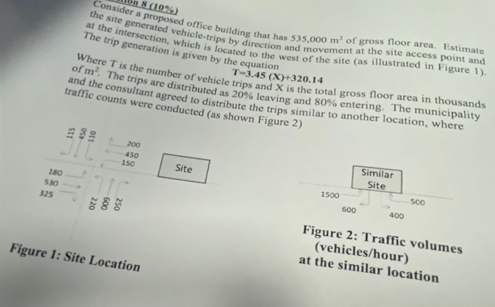 Consider 8 ( 1 0 % ) the site generoposed office