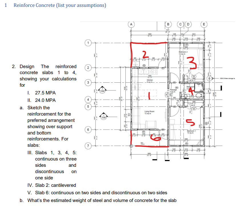 1 Reinforce Concrete ( list your assumptions )