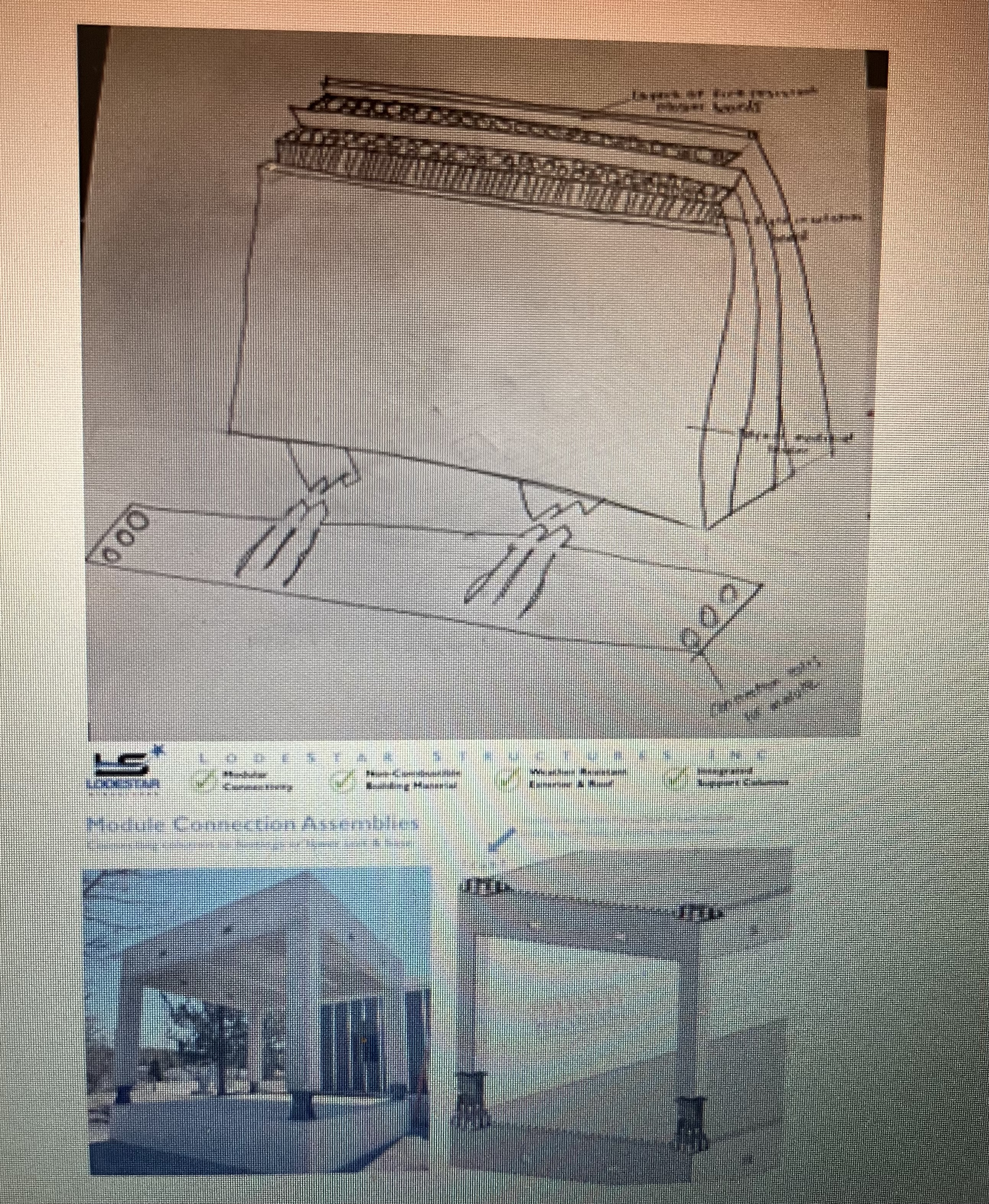 This sketch is fire resistant interior wall panel