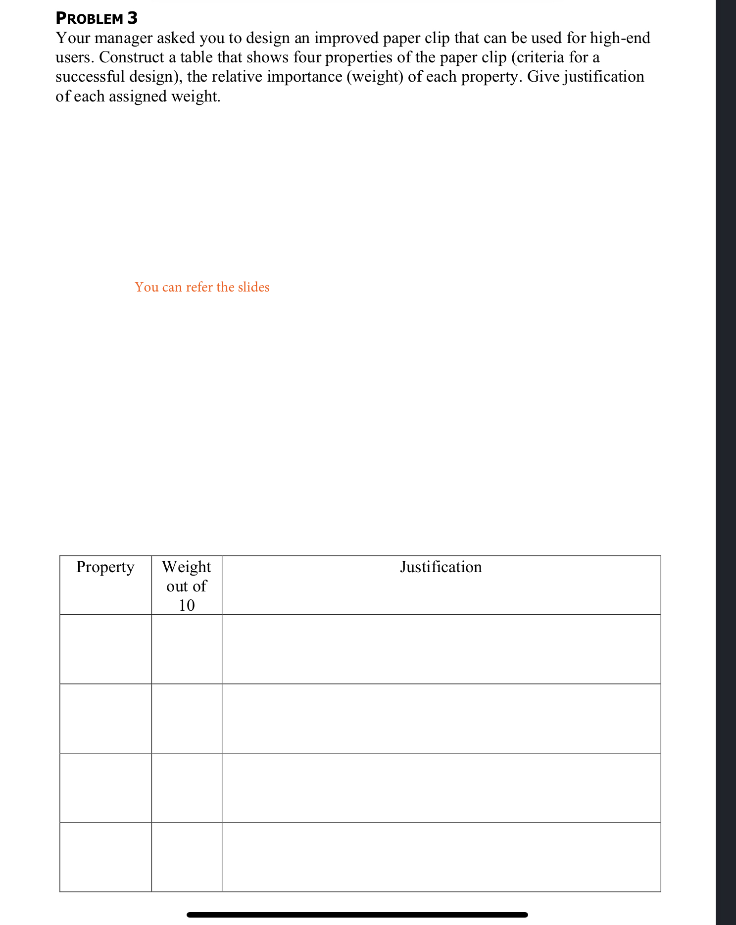 If your manager asked you to make a report about