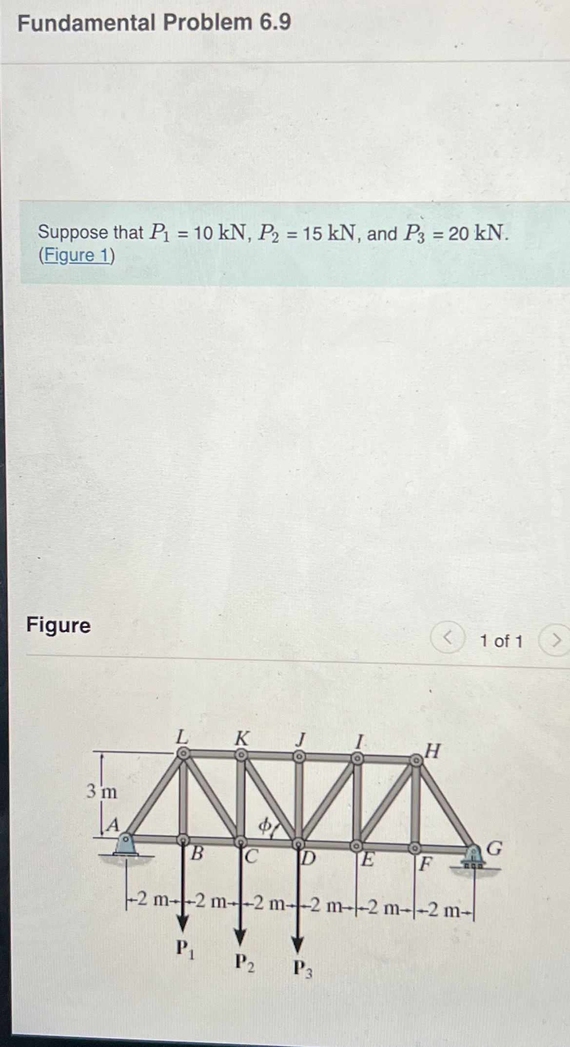 Fundamental Problem 6 . 9 Suppose that P 1 = 1 0