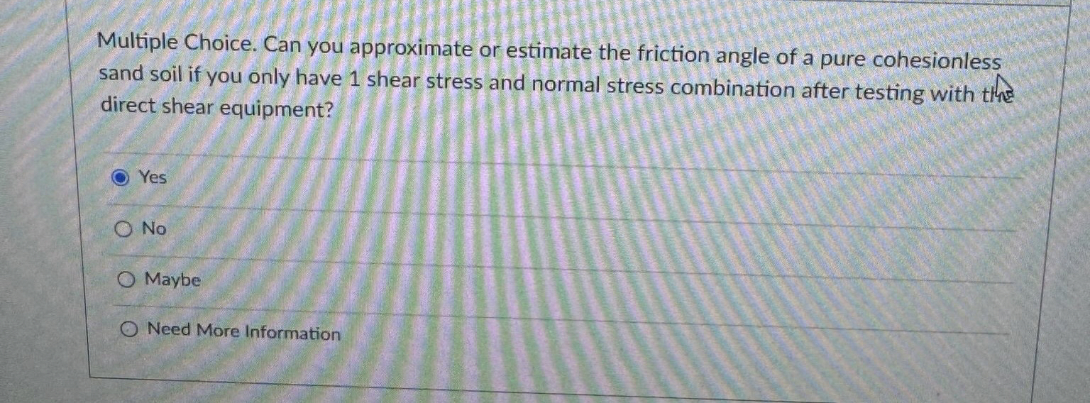 Multiple Choice. Can you approximate or estimate