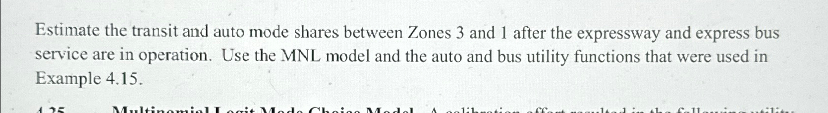 4 . 2 4 . Mode Choice - express bus lane. An