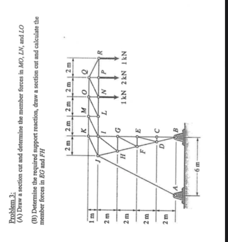 Problem 3 : ( A ) Draw a section cut and