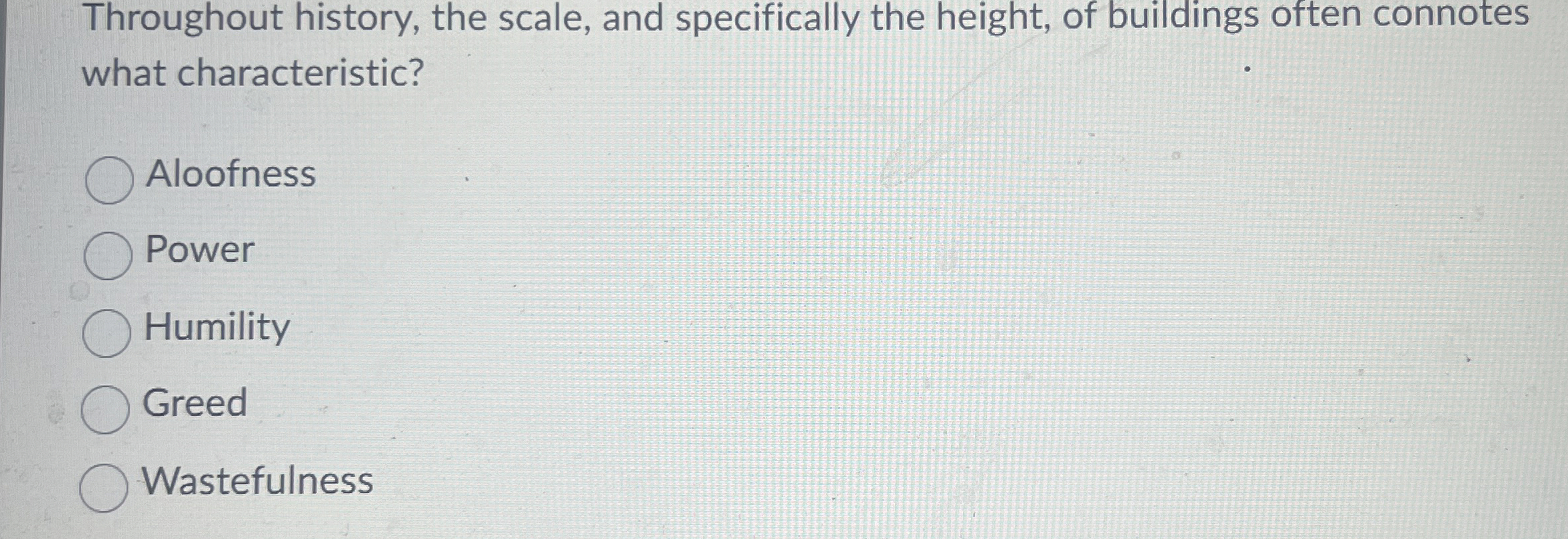 Throughout history, the scale, and specifically