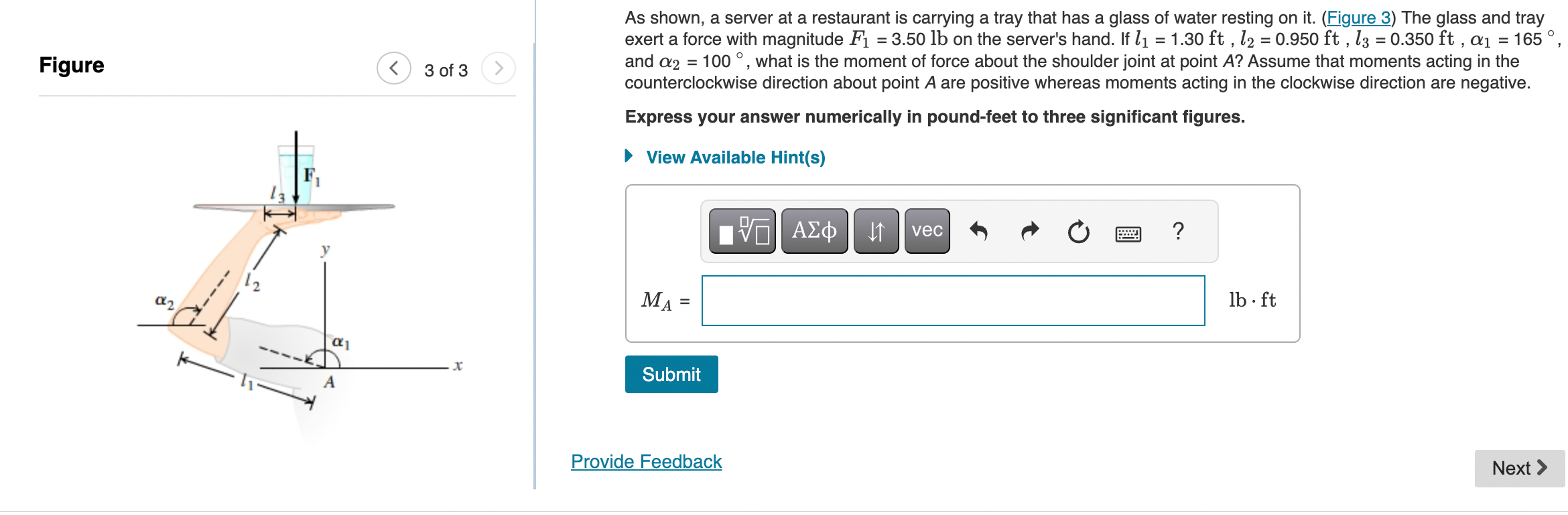 As shown, a server at a restaurant is carrying a
