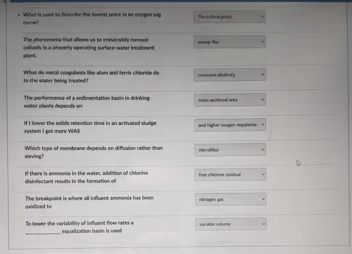 Match the best answer or related statement with