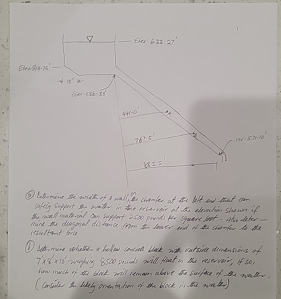 ( a ) Litermine the width of a wall on the