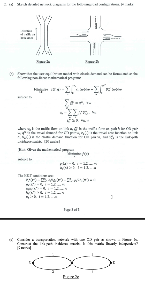 This is a traffic engineering problem, please