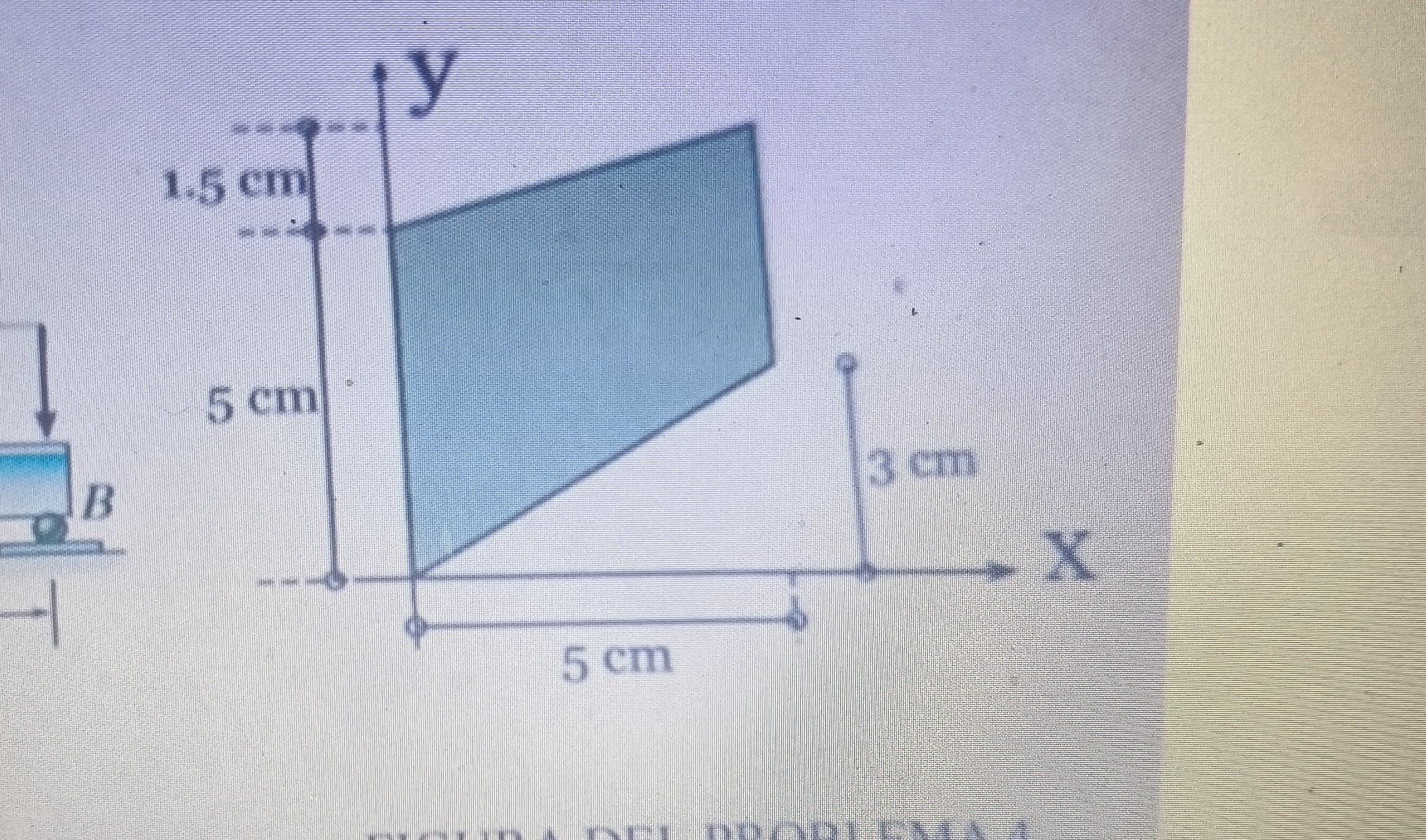 | B 1 5 Cm 5 Cm 5 cm 3 Cm
