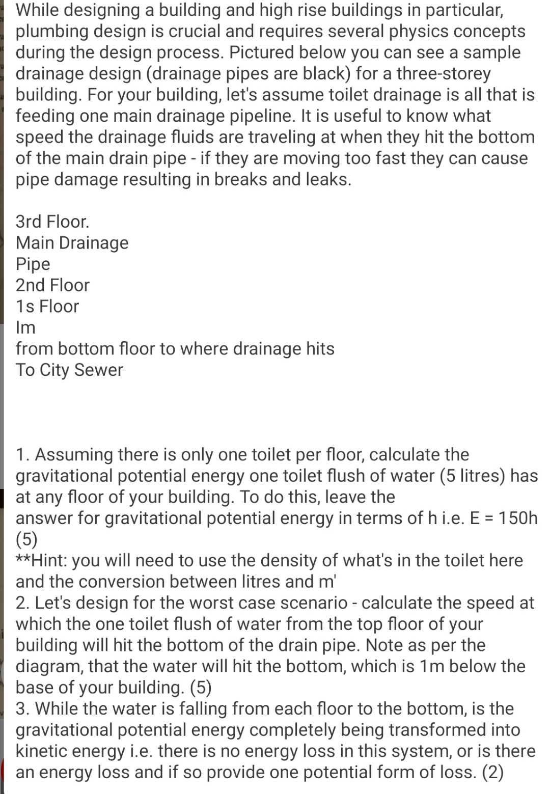 While designing a building and high rise