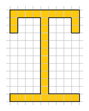 Determine the centroid inertia, Ixc , for the