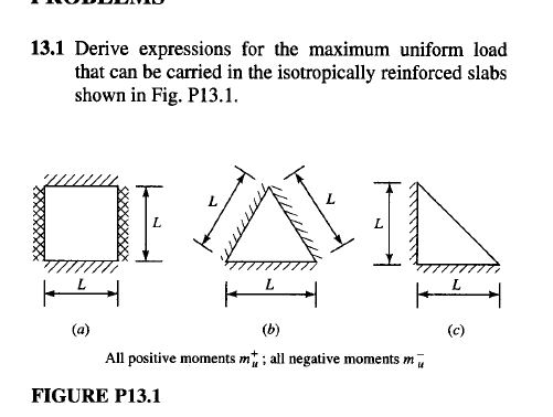 1 3 . 1 Derive expressions for the maximum