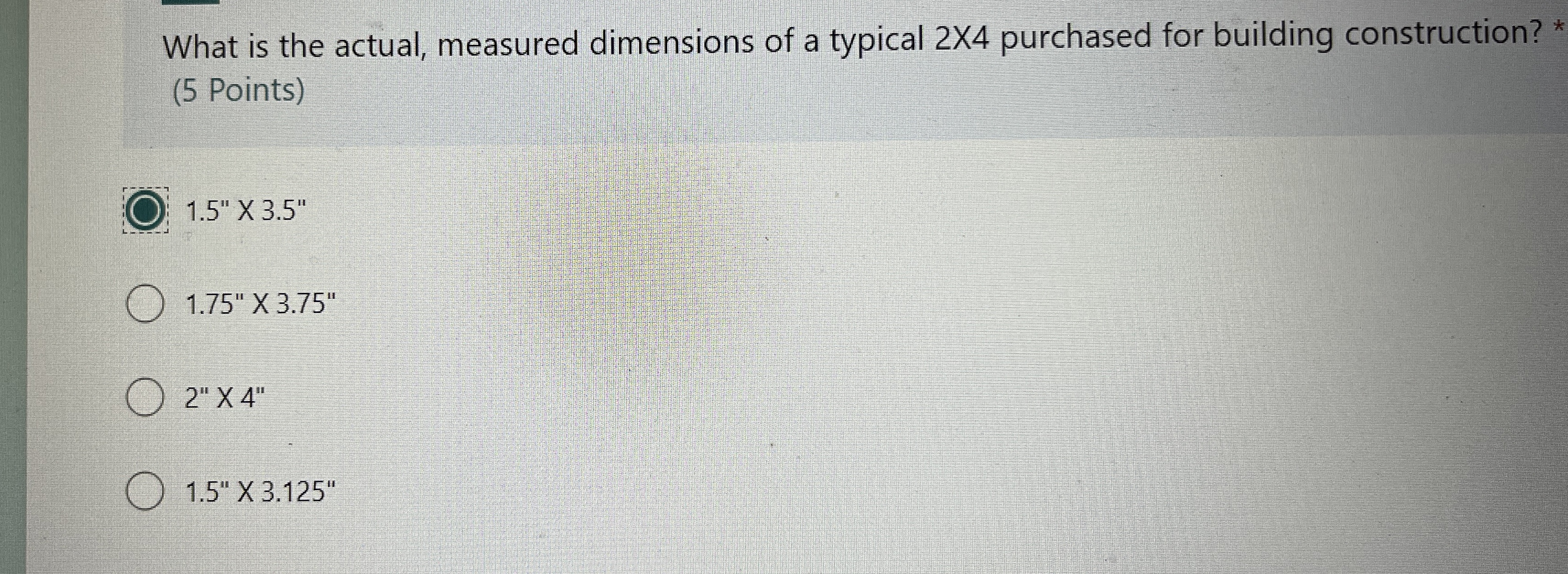 What is the actual, measured dimensions of a