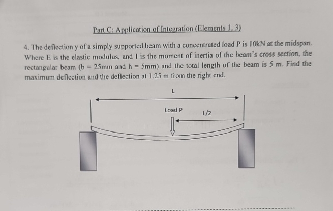 Part C: Application of Integration ( Elements 1 .