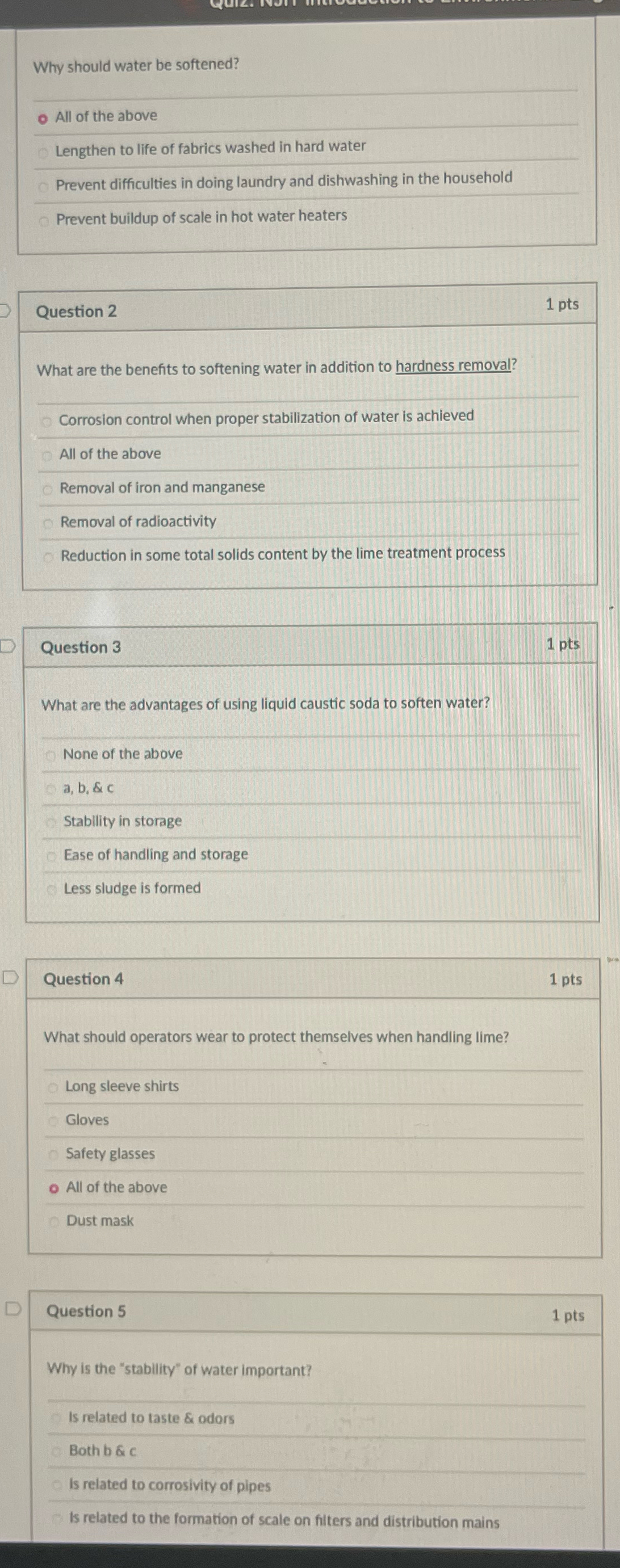 Why should water be softened? All of the above