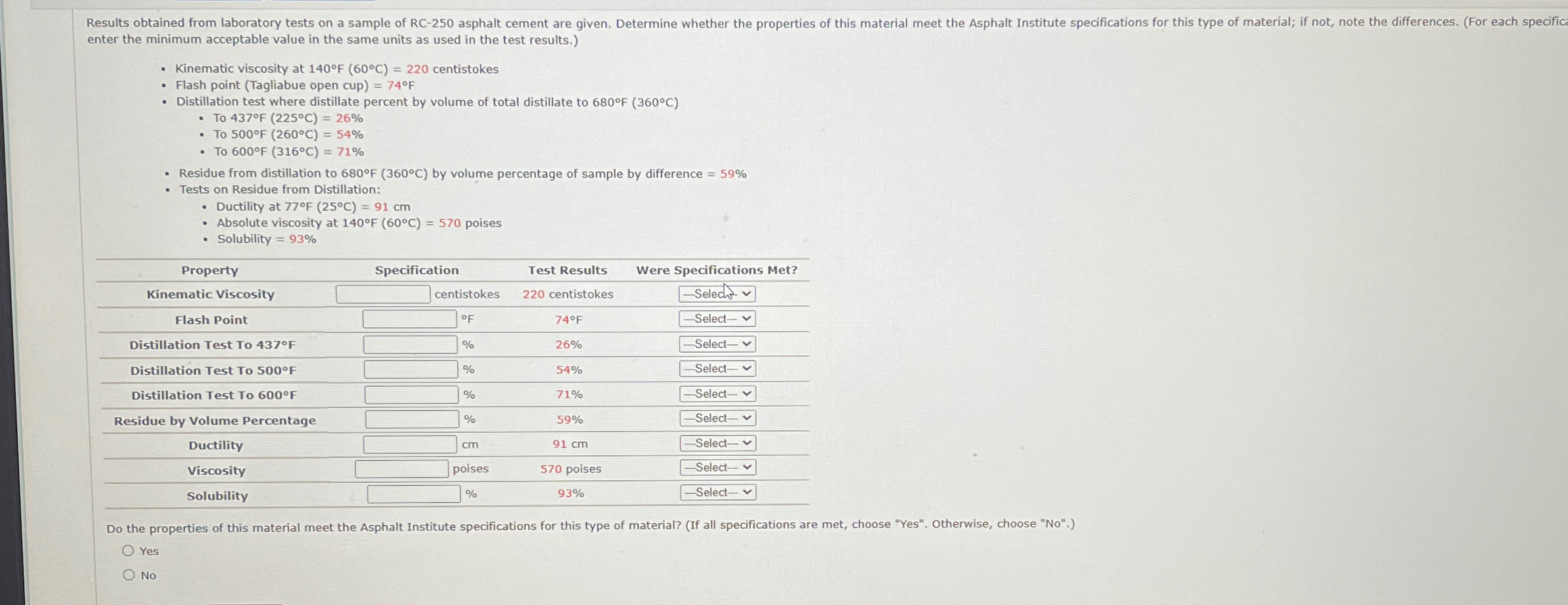 enter the minimum acceptable value in the same