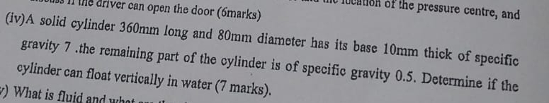 arver can open the door ( 6 marks ) diameter has