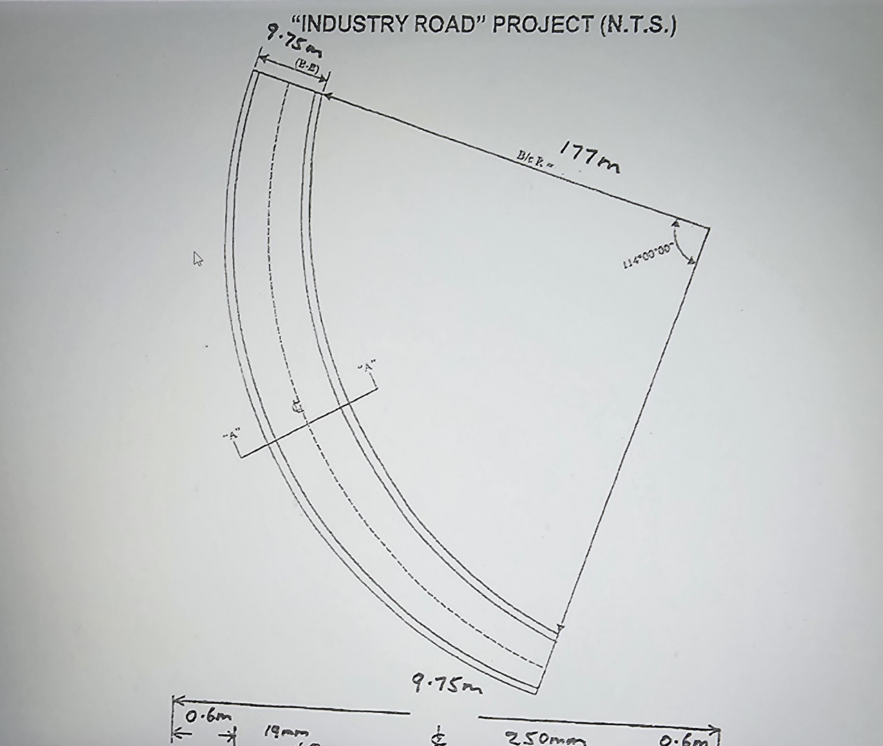 "INDUSTRY ROAD" PROJECT ( N . T . S . ) 9 - 7 5