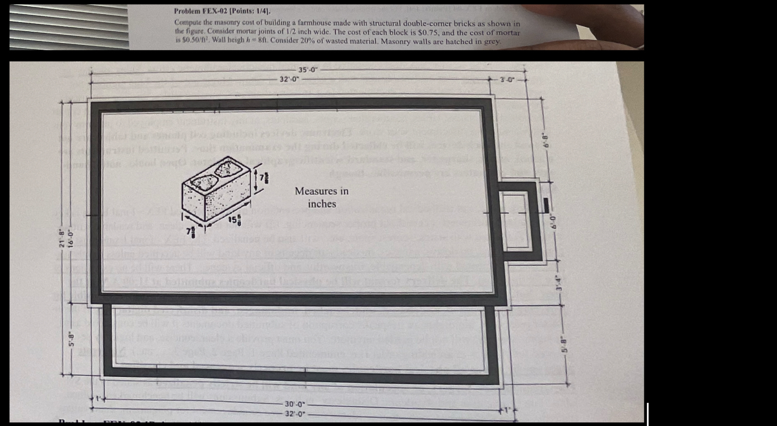 Problem FEX - 0 2 [ Points: 1 / 4 ] . Compute the