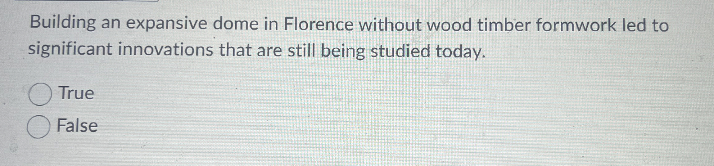 Building an expansive dome in Florence without