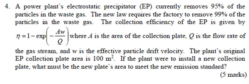 A power plant's electrostatic precipitator ( EP )