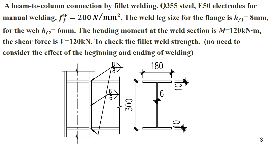 A beam - to - column connection by fillet
