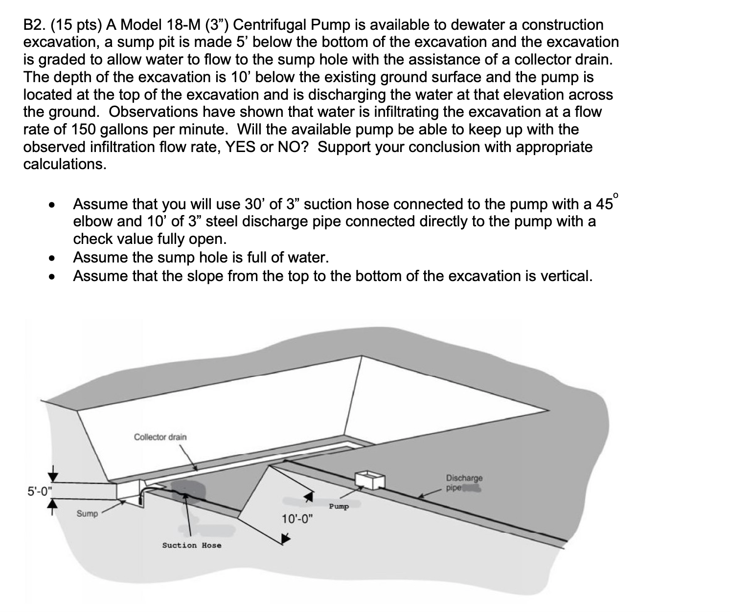 B 2 . ( 1 5 pts ) A Model 1 8 - M ( 3 " )