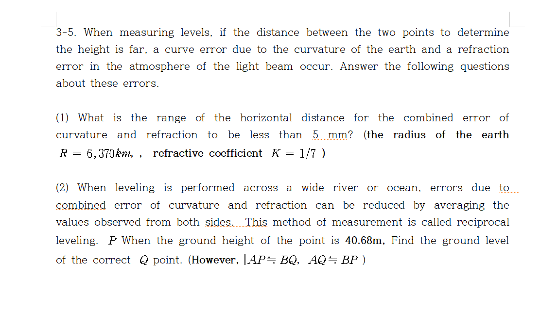3 - 5 . When measuring levels, if the distance