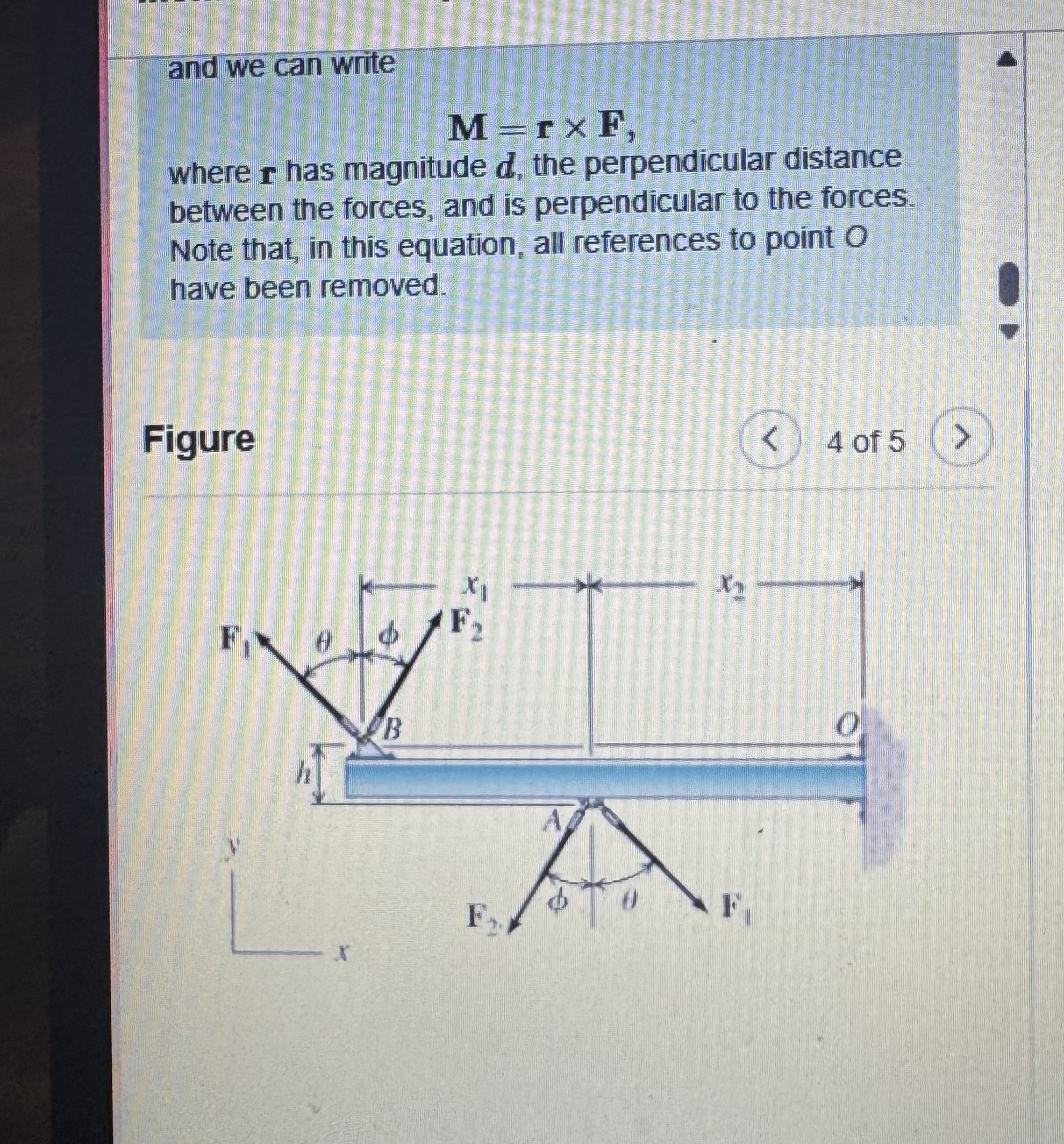 Part B - Finding the net moment due to two