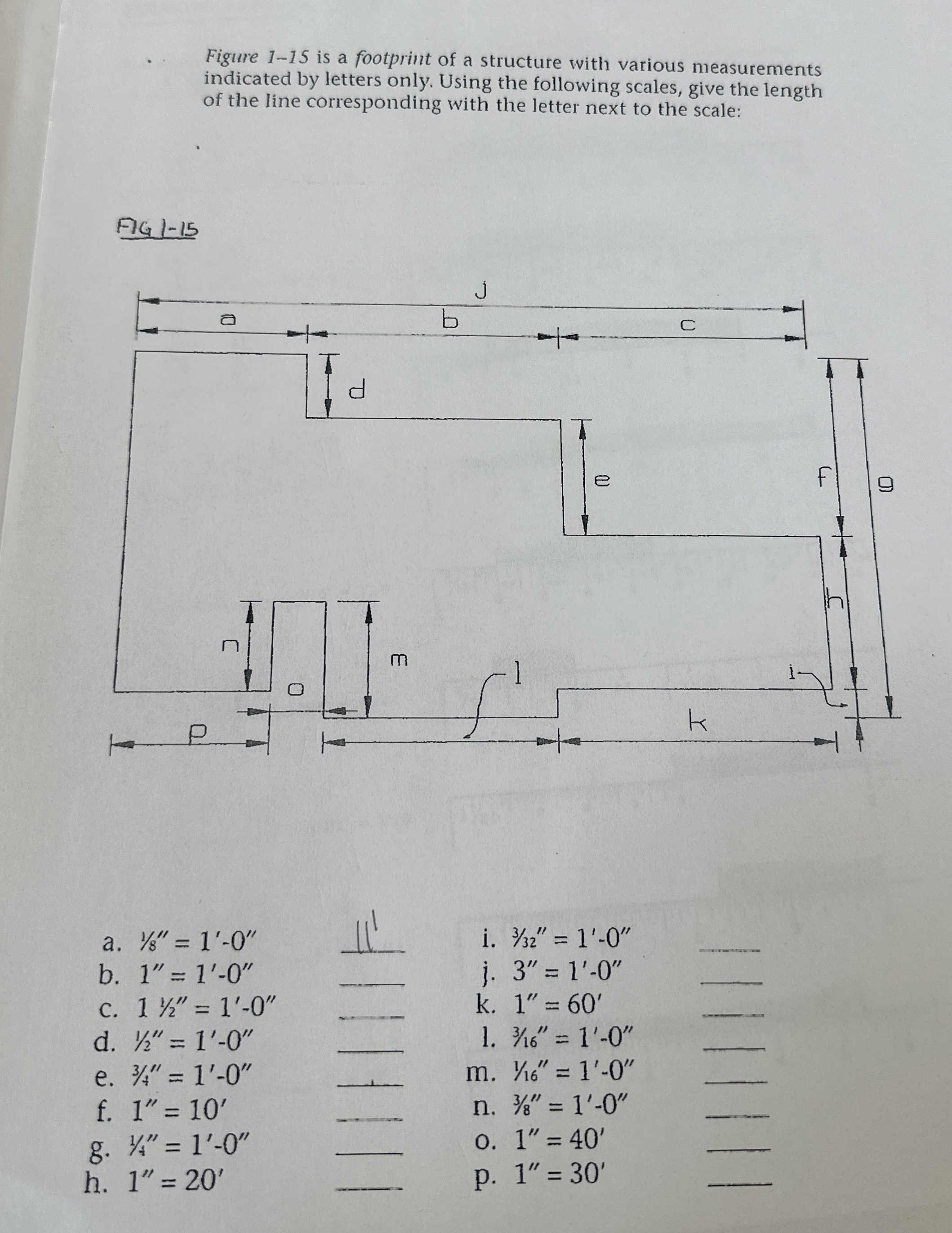 Figure 1 - 1 5 is a footprint of a structure with
