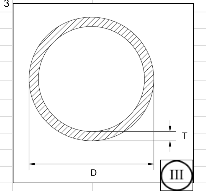 D : 6 5 0 mm T : 5 0 mm a . Find the area of the