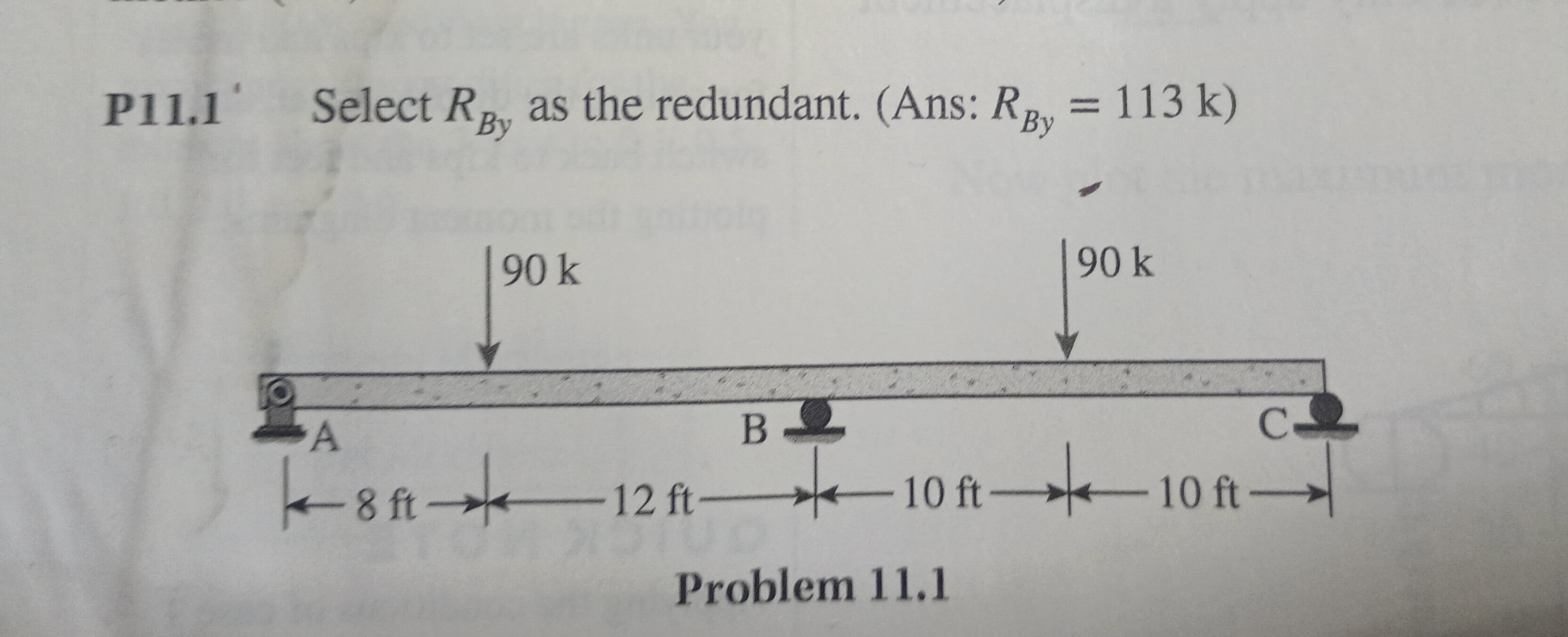 P 1 1 . 1 Select R B y as the redundant. ( Ans: R
