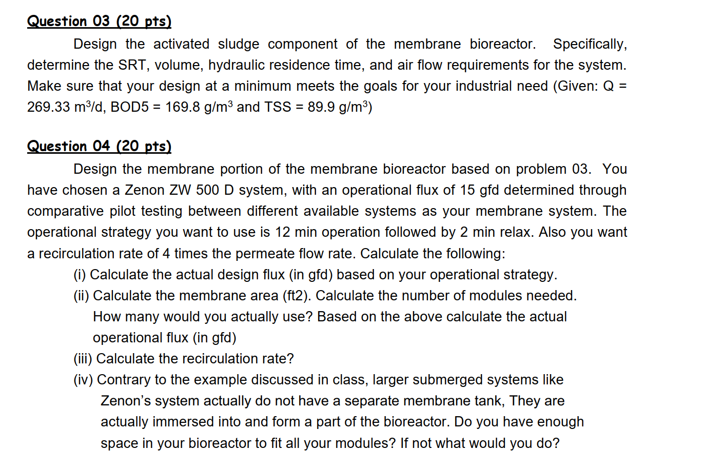 Question 0 3 ( 2 0 pts ) Design the activated