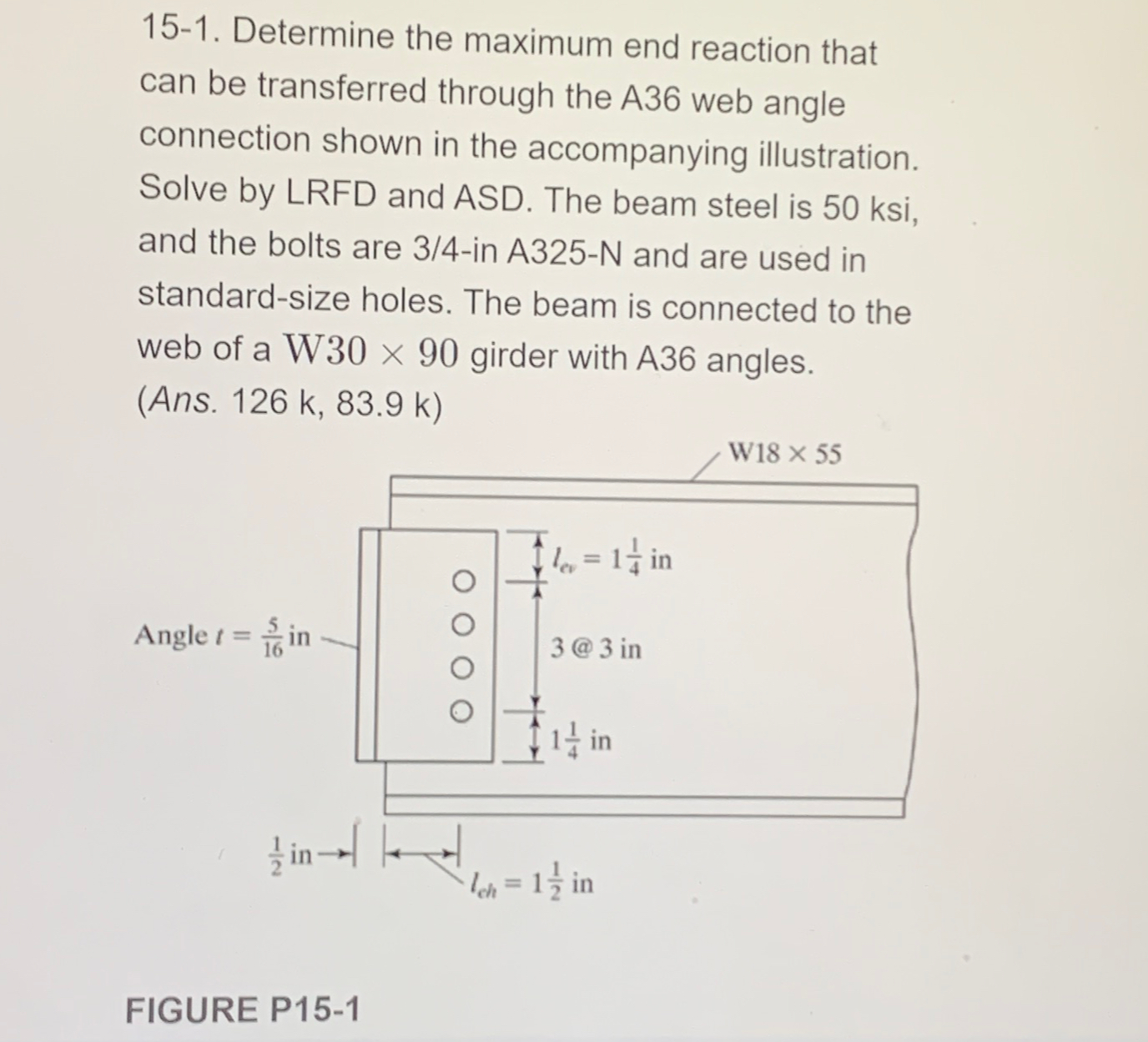 1 5 - 1 . Determine the maximum end reaction that