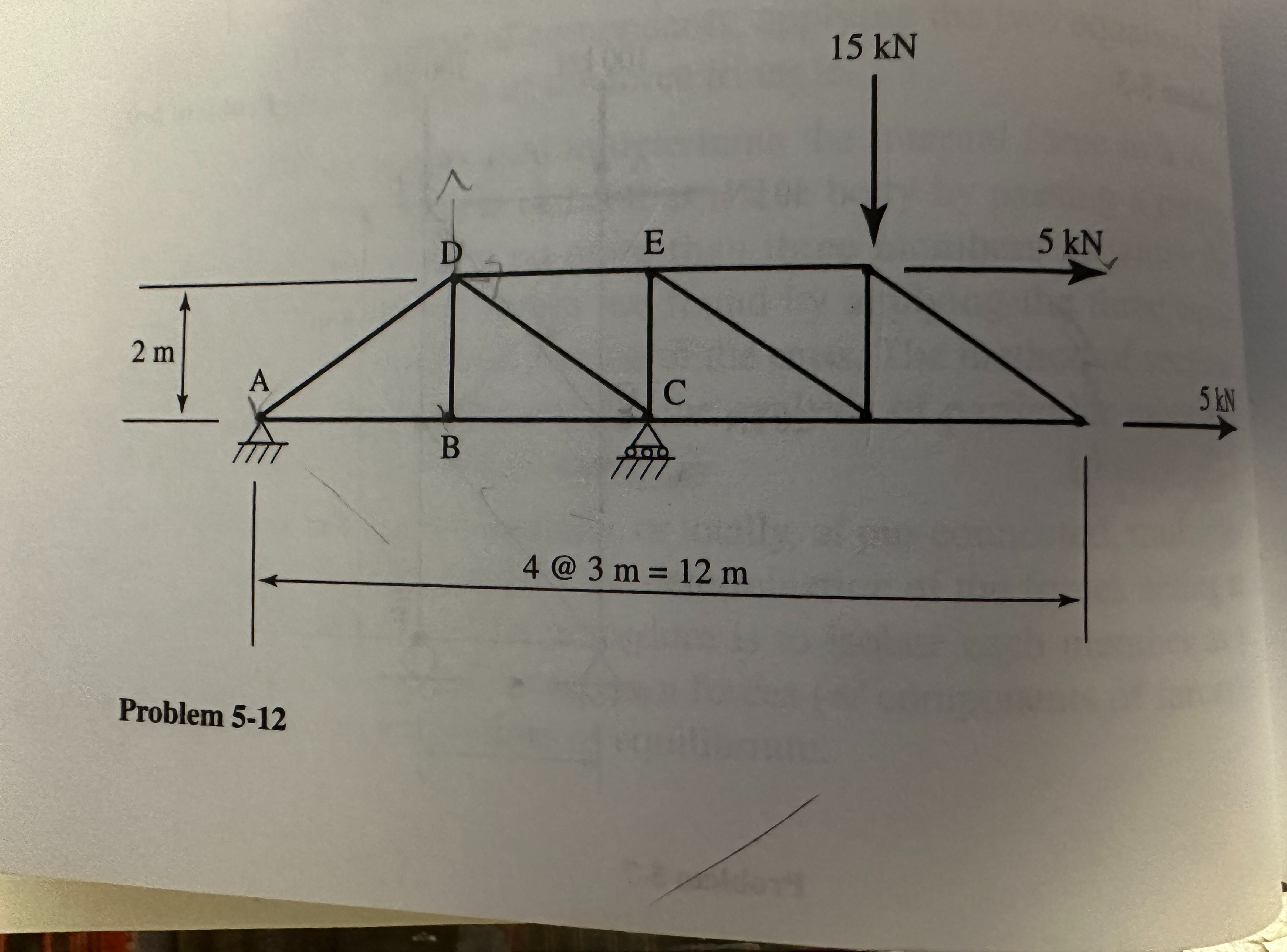 First solve for all of the reactions. Then use