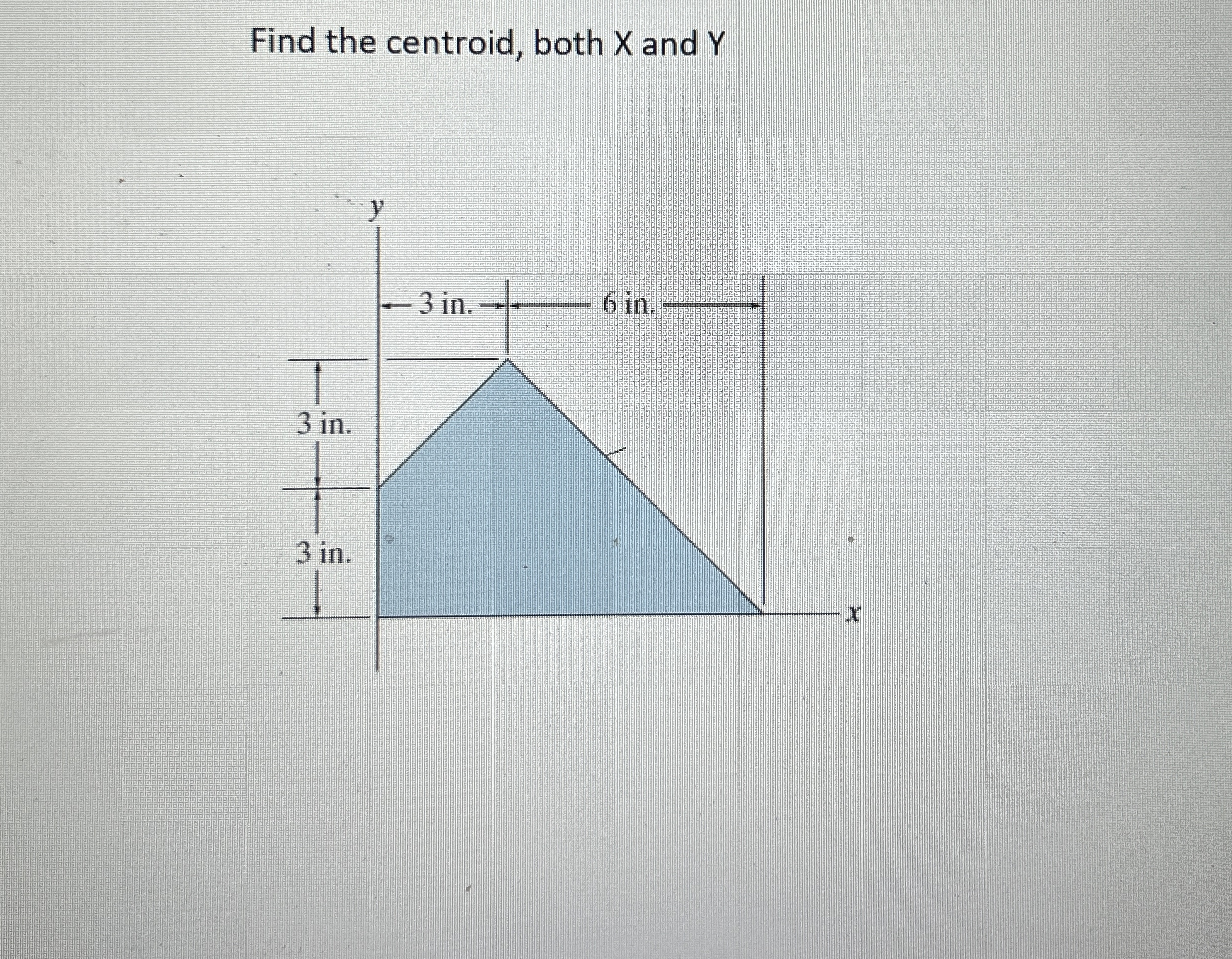 Find the centroid, both X and Y