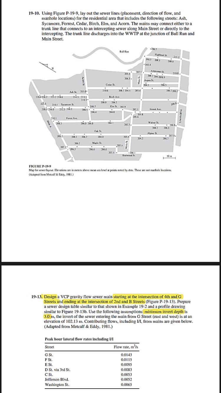 1 9 - 1 0 . Using Figure P - 1 9 - 9 , lay out