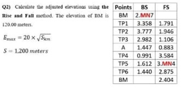 Q 1 ) Calculate the coordinates of points B and C