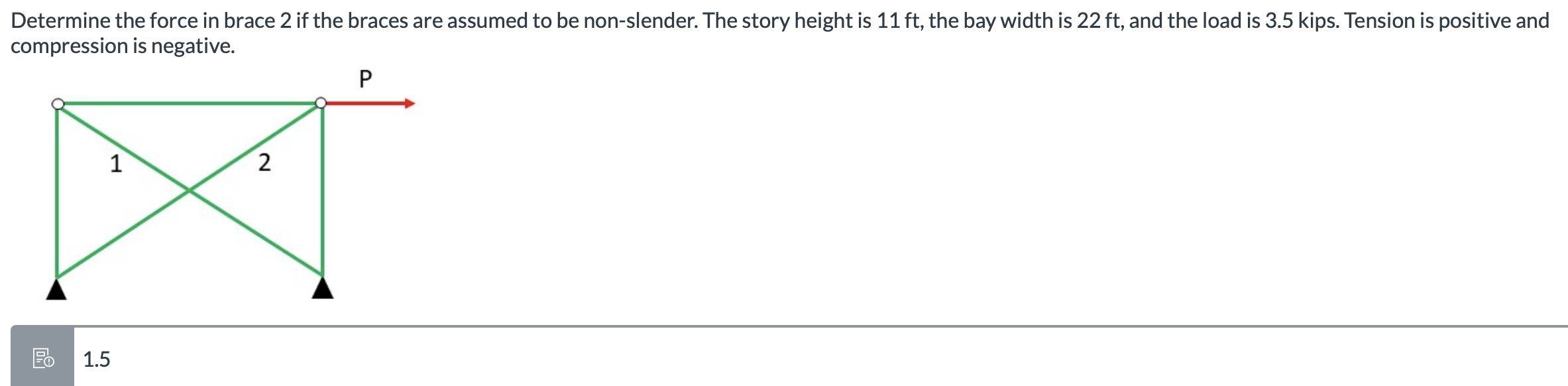 Create a step by step solution: Determine the